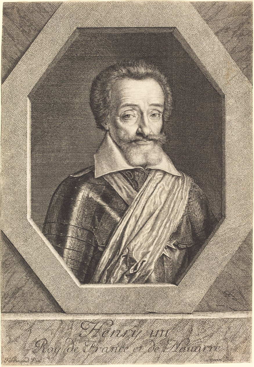 Enrico IV da Jean Morin after Louis Elle I