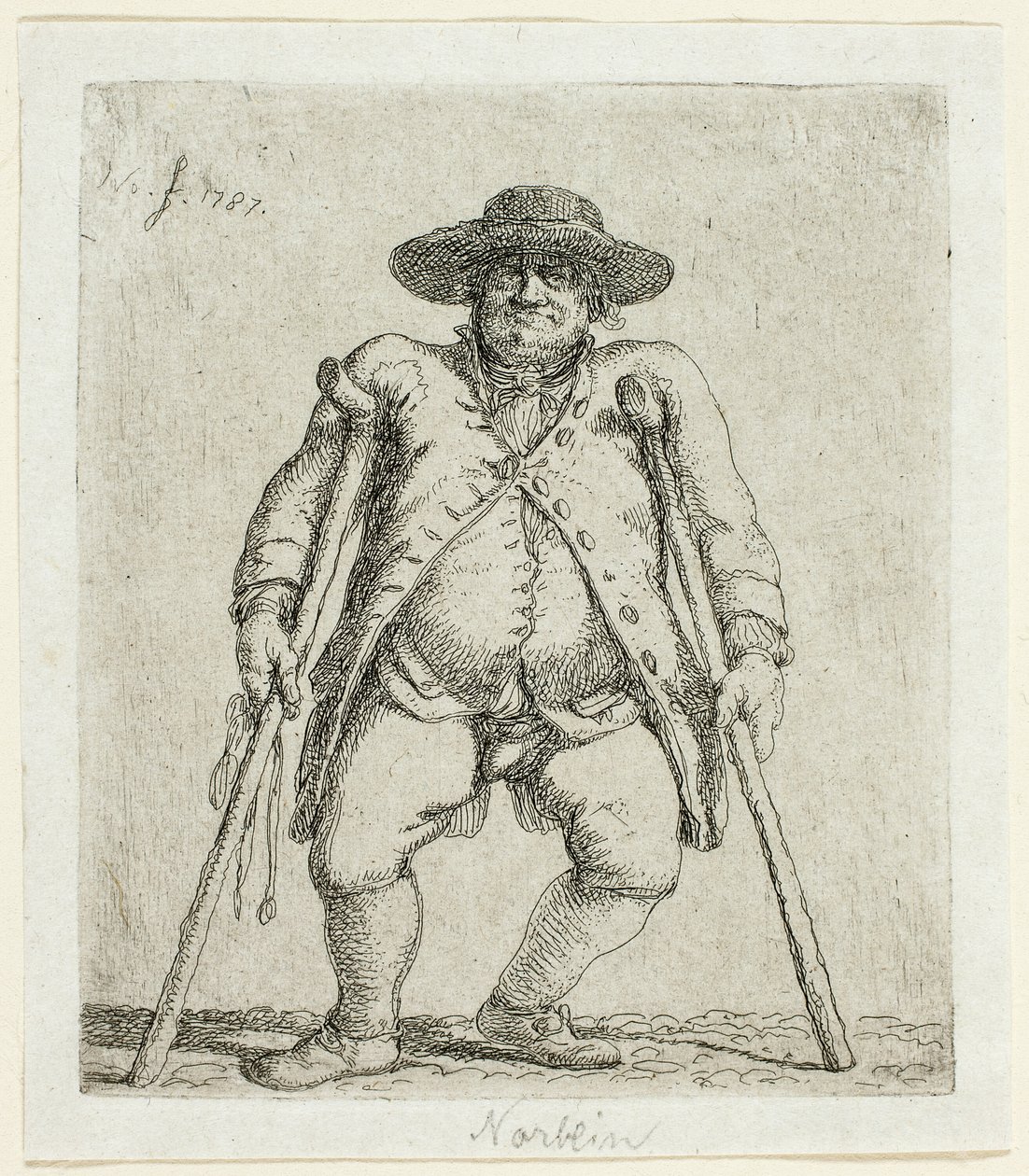 Mendicante da Jean Pierre Norblin de La Gourdaine