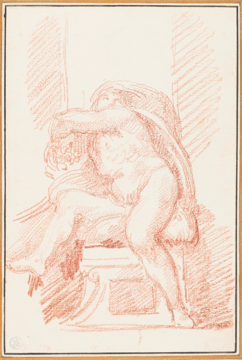Ignudo dal soffitto della Cappella Sistina da Jean Robert Ango