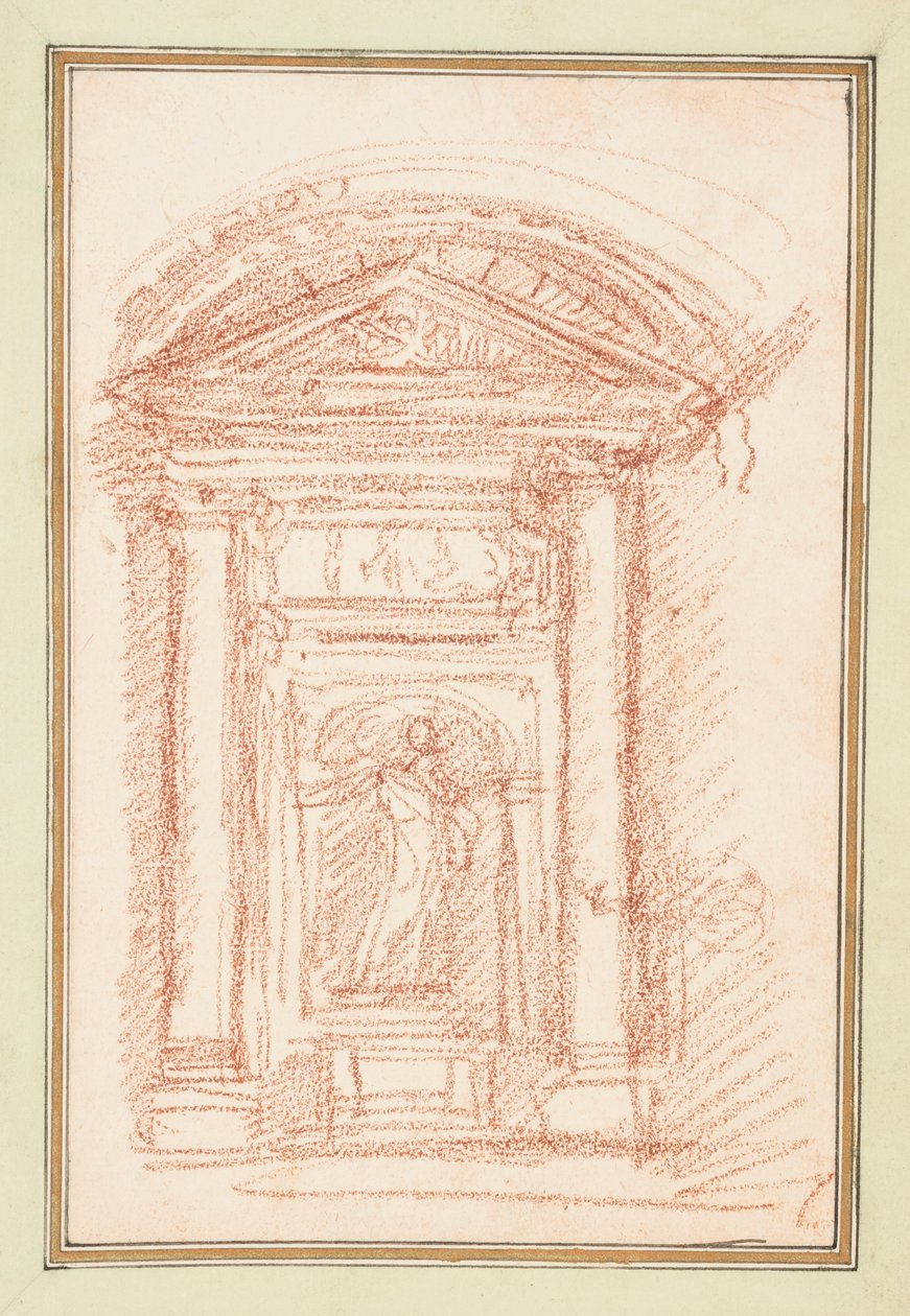 Nicchia con statua da Jean Robert Ango