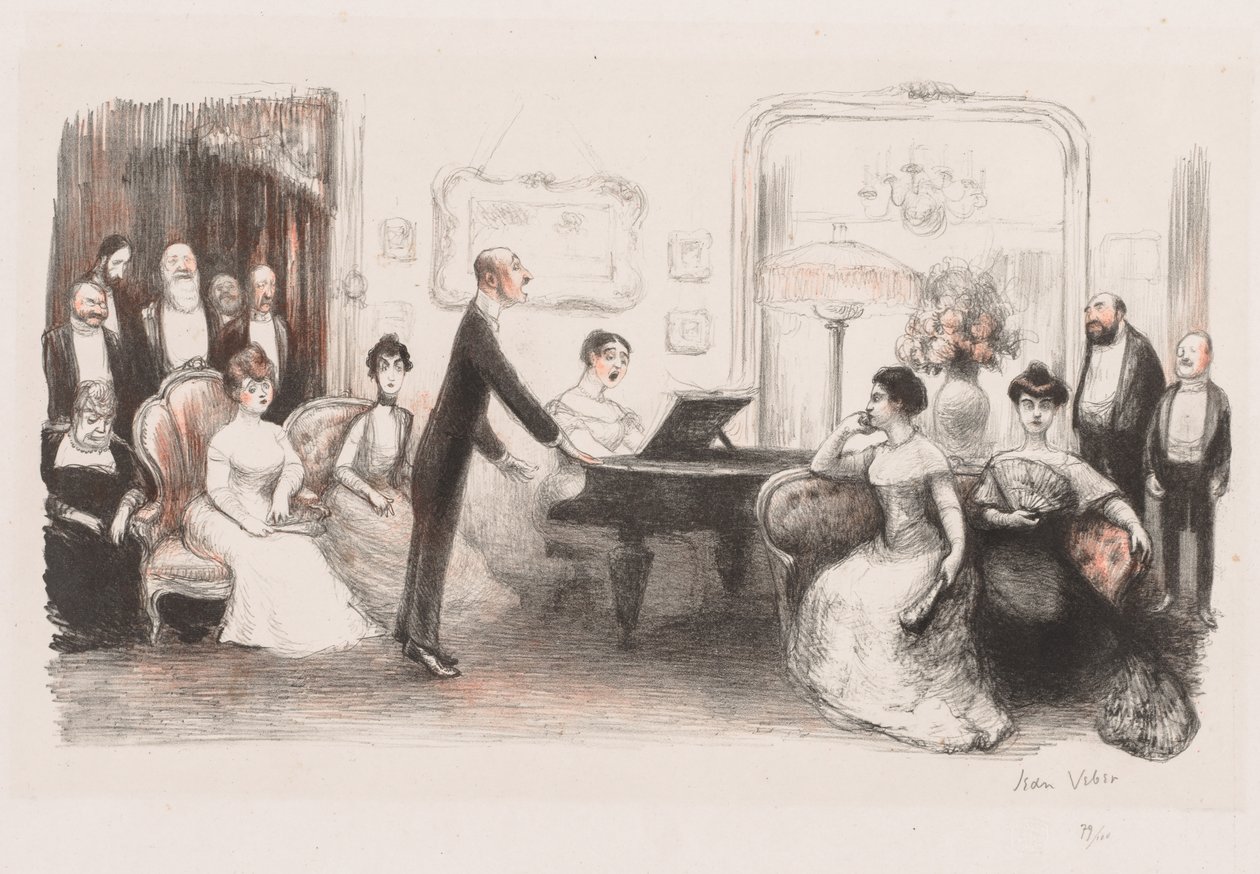 La Soirée Bourgeoise, 1907 da Jean Veber