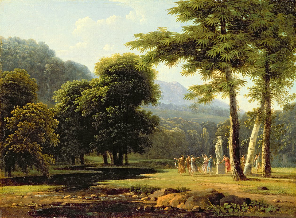 Paesaggio da Jean Victor Bertin