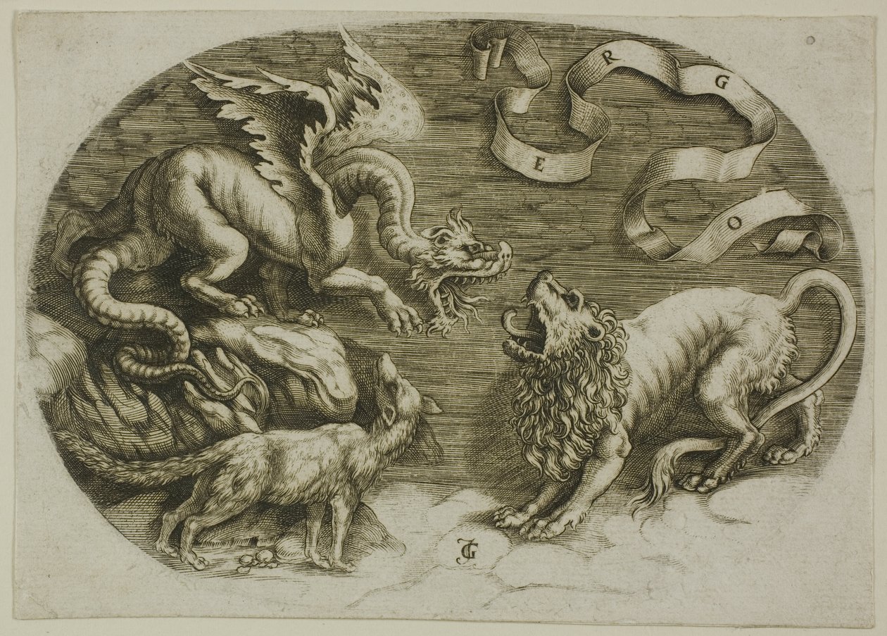 Leone, Drago e Volpe da Jean de Gourmont