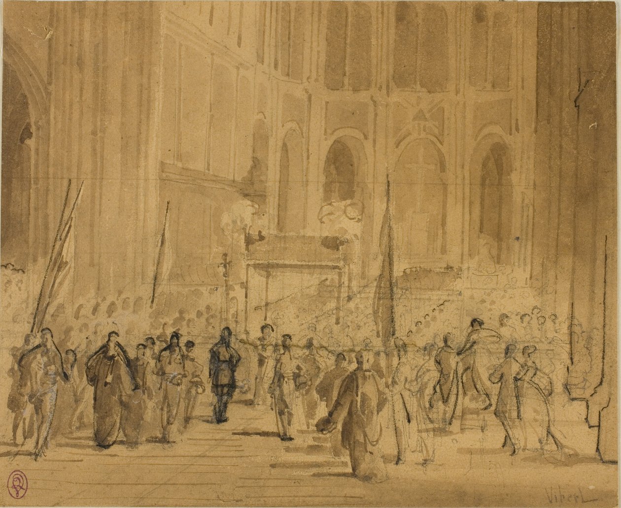 Incoronazione di un principe da Jehan Georges Vibert