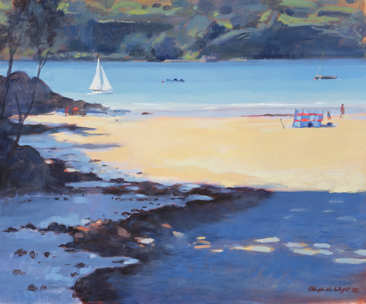 Millbay, Salcombe, 1998 da Jennifer Wright
