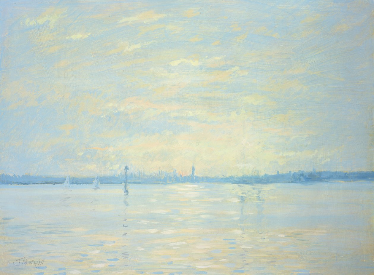 Southampton Water, tramonto, 1999 da Jennifer Wright