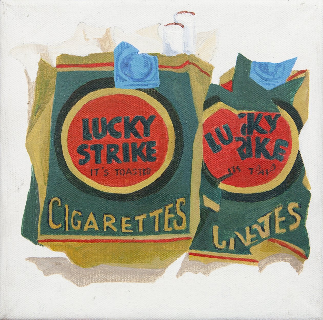 Confezioni Lucky Strike verdi (acrilico) da Jennifer Abbott
