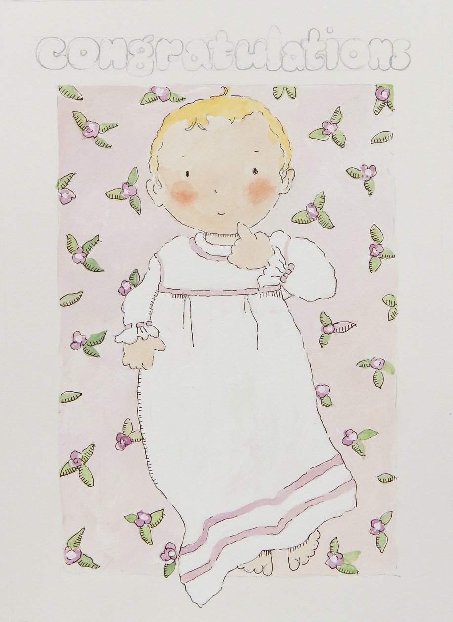 Nuova bambina (acquerello) da Jennifer Abbott