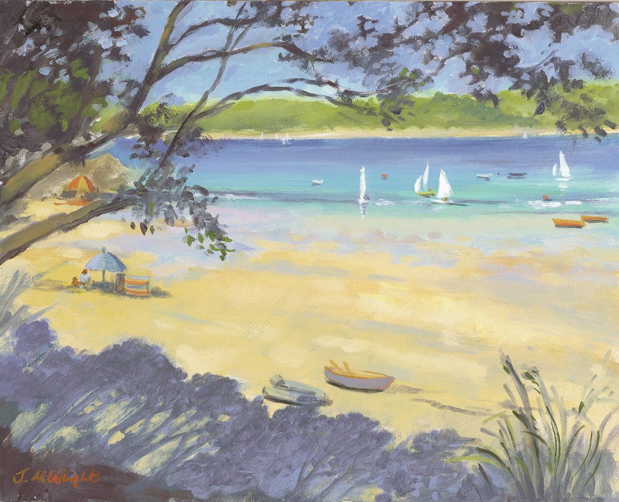 Spiaggia di Salcombe Southsands da Jennifer Wright