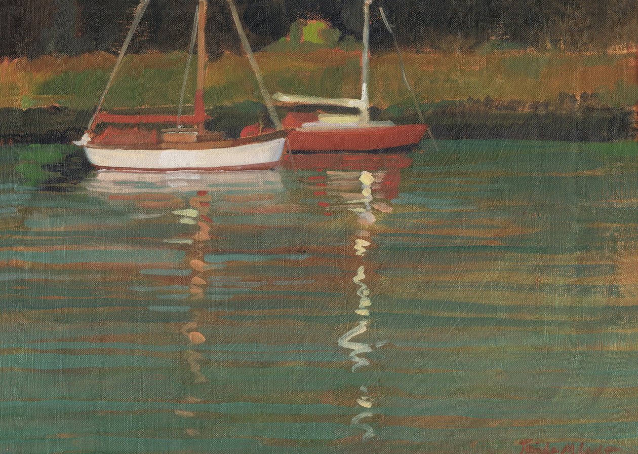 Riflessi dello yacht da Jennifer Wright