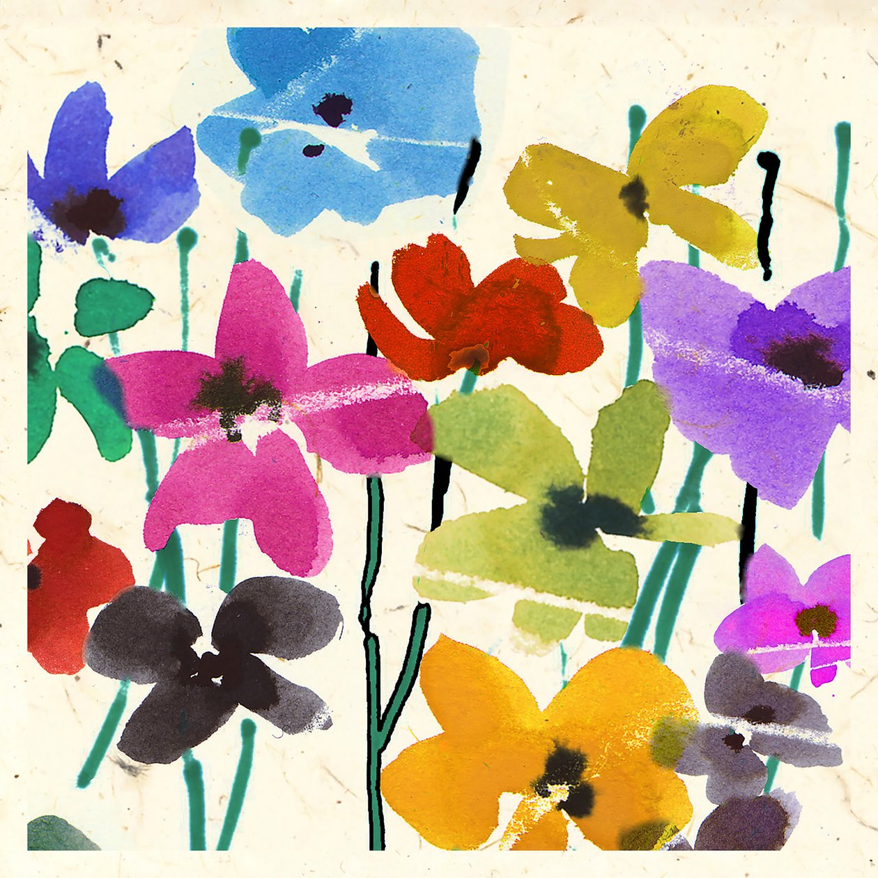 Fiori inchiostrati da Jenny Frean