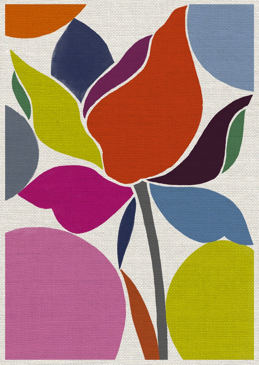 Tulipano stampato da Jenny Frean