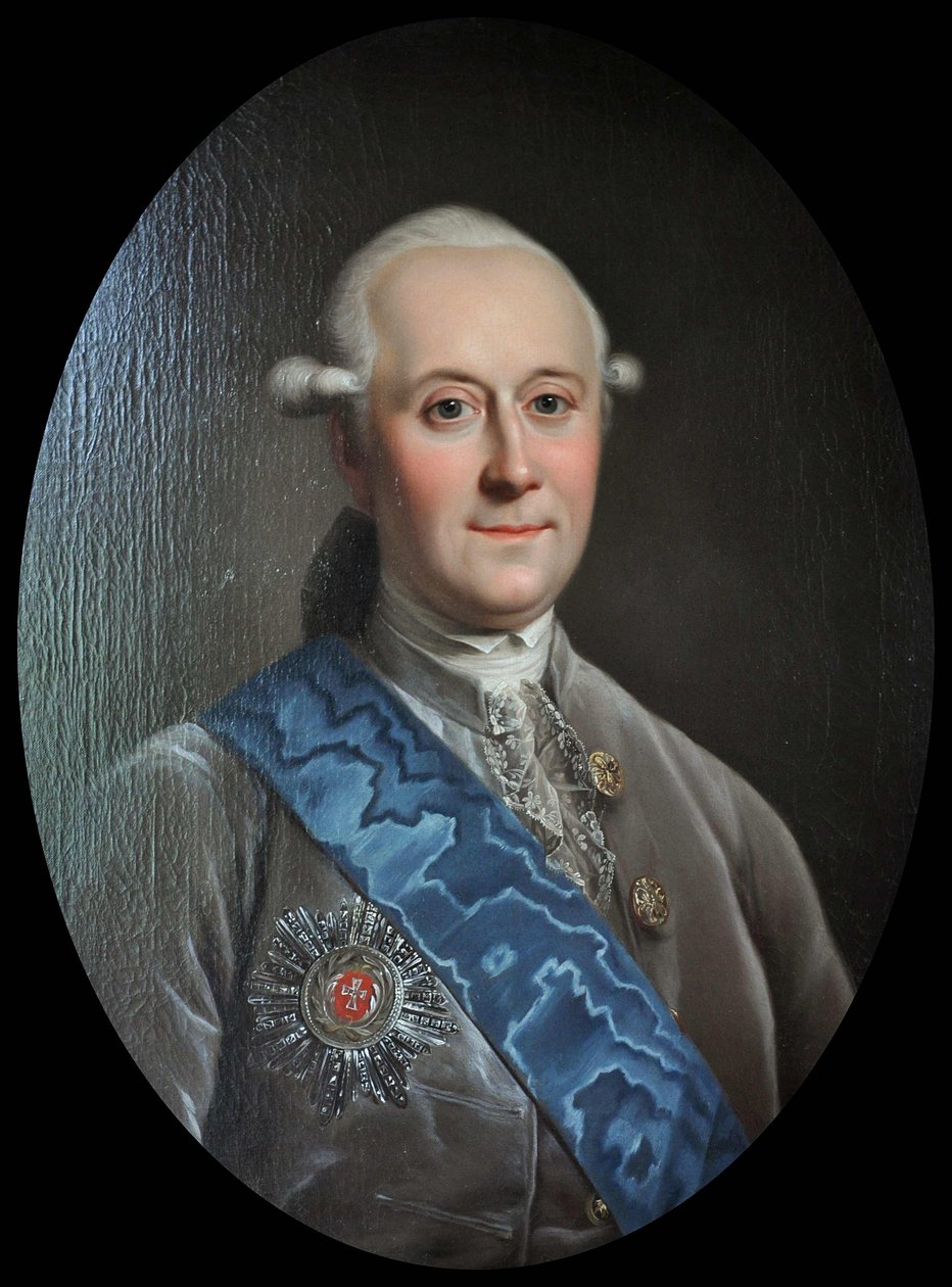 Andreas Peter Bernstorff (1739-1797), statista e riformatore da Jens Juel