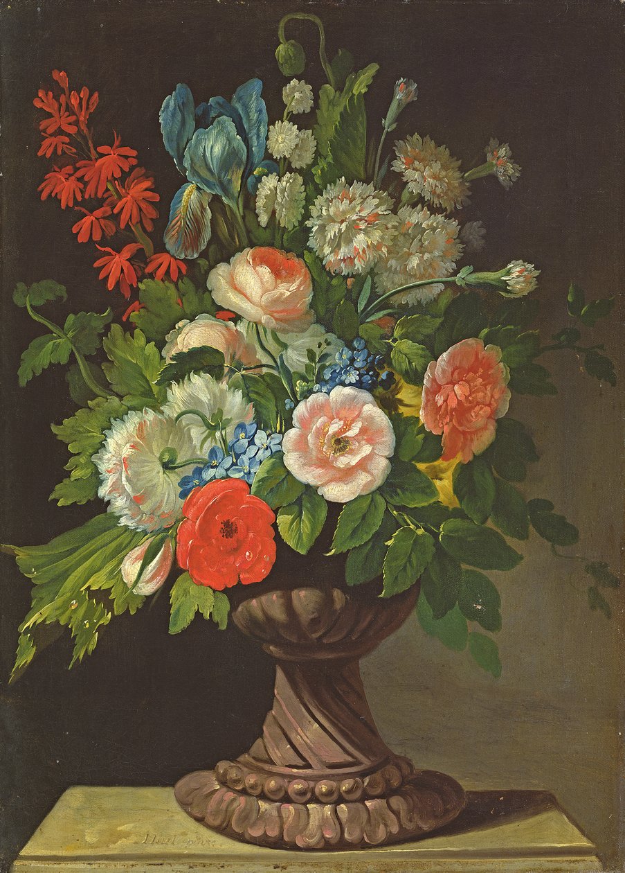 Natura morta con fiori da Jens Juel