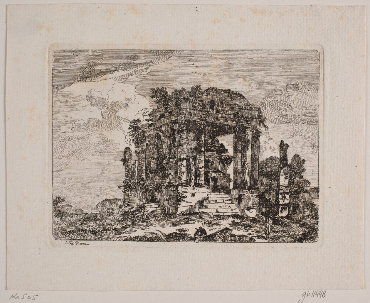 Rovine di un mausoleo da Jens Petersen Lund