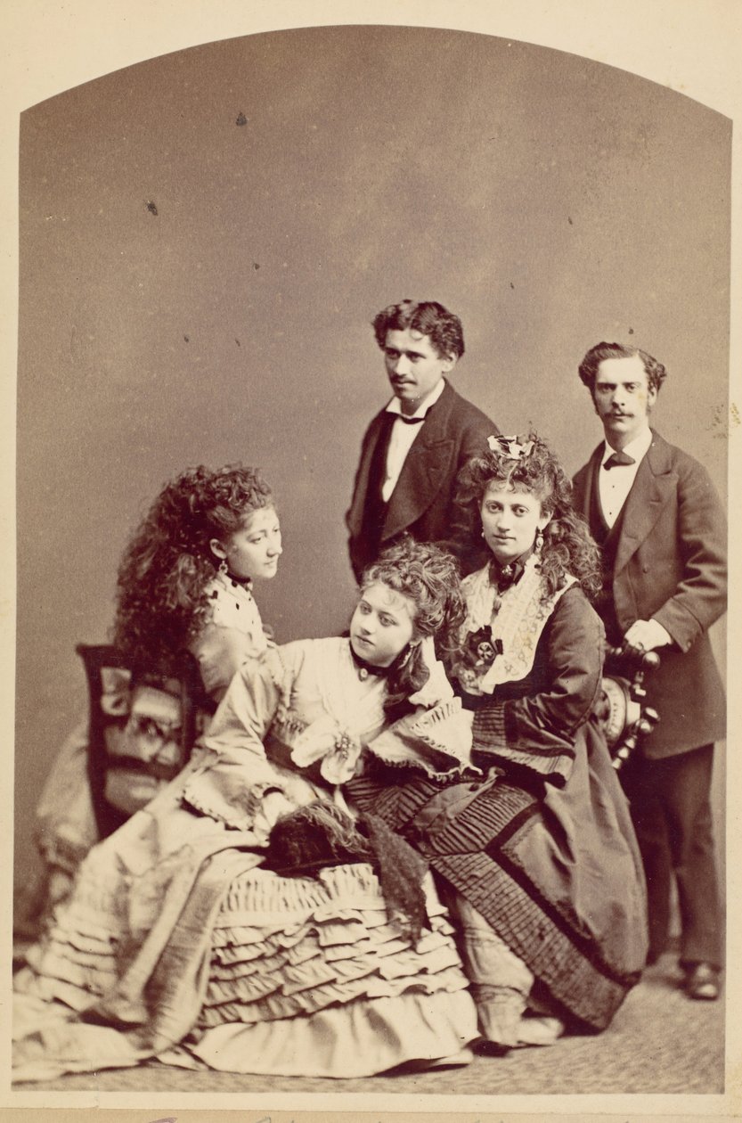 Famiglia Wohes, New York, 1870 da Jeremiah Gurney