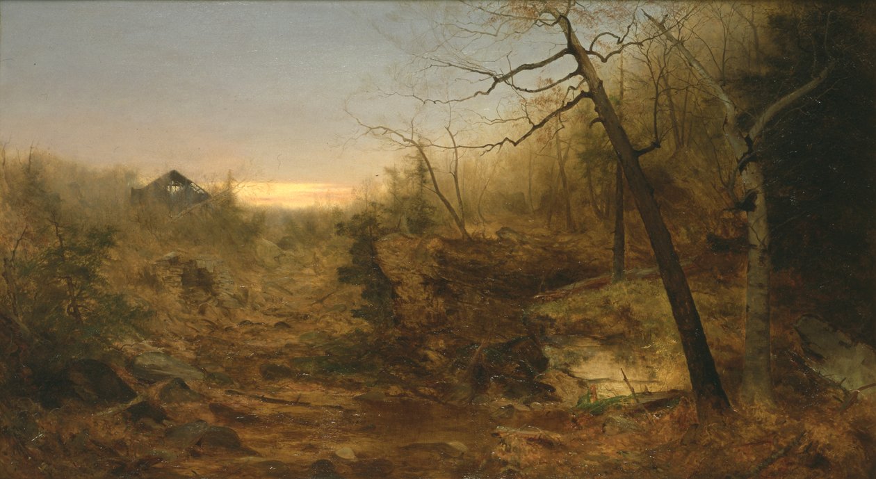 Autunno, Ruscello del Mulino, 1860 da Jervis McEntee