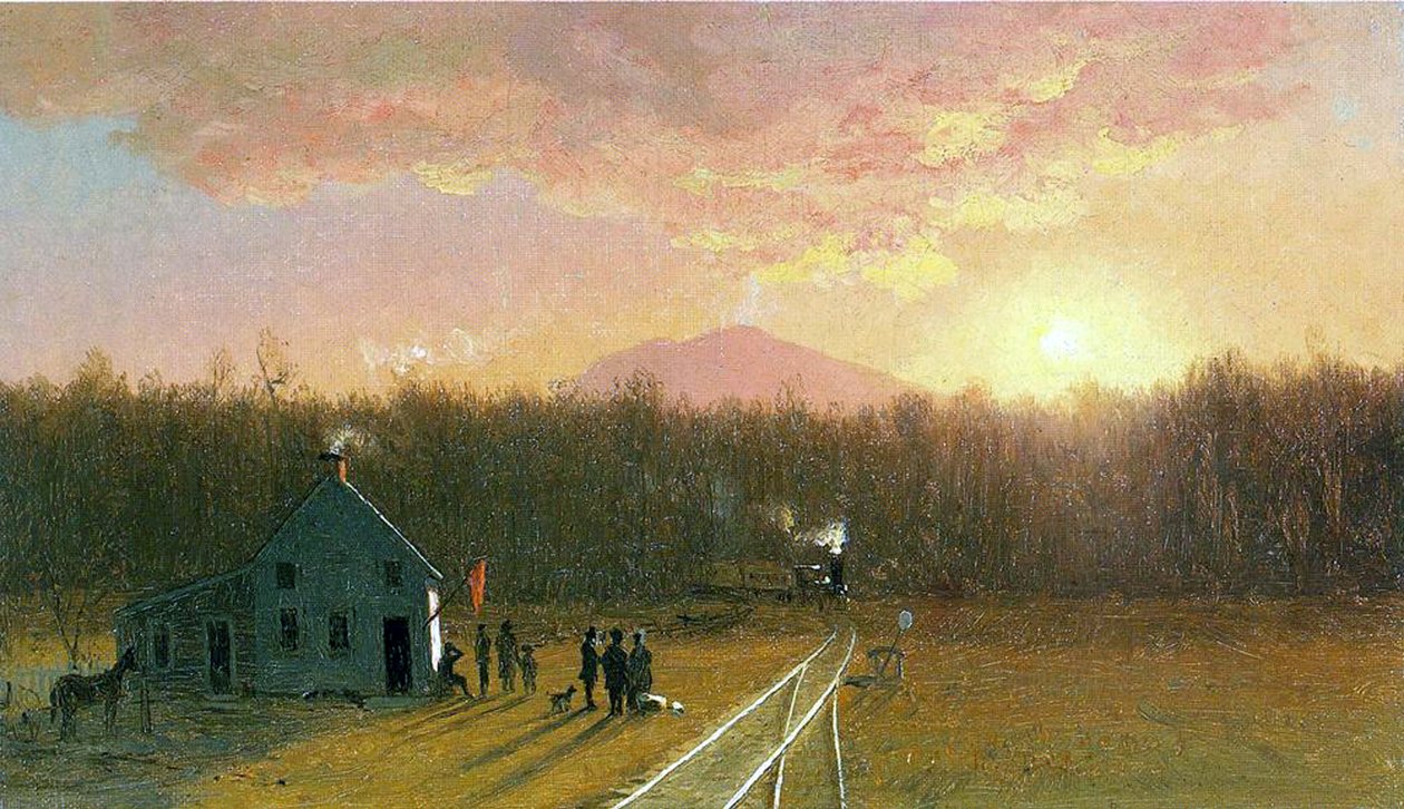 Il treno del pomeriggio, 1867 da Jervis McEntee