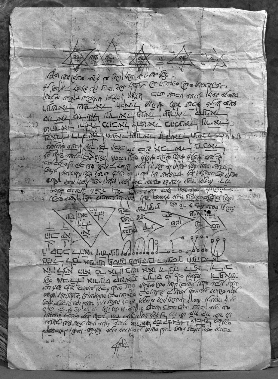 Amuleto cabalistico da Jewish School