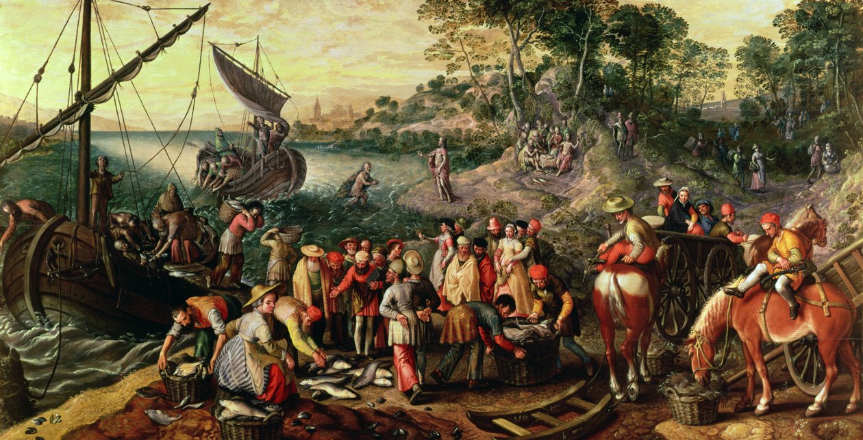 La pesca miracolosa da Joachim Beuckelaer