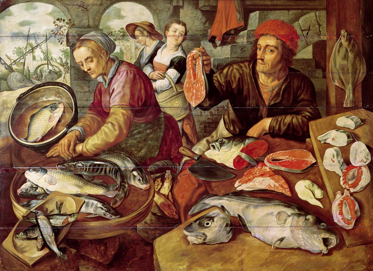 Il mercato del pesce da Joachim Bueckelaer