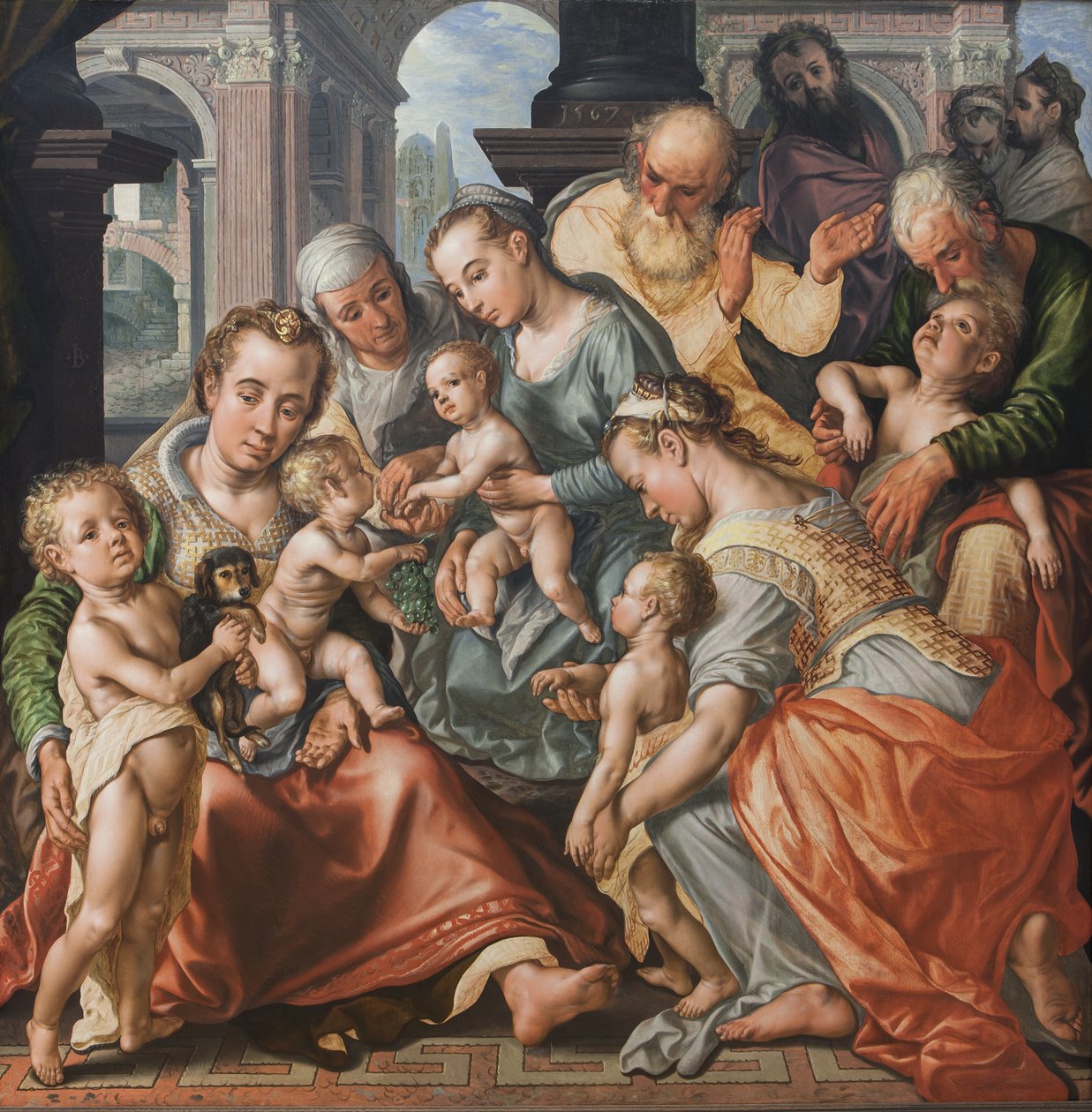 La santa parentela da Joachim Beuckelaer