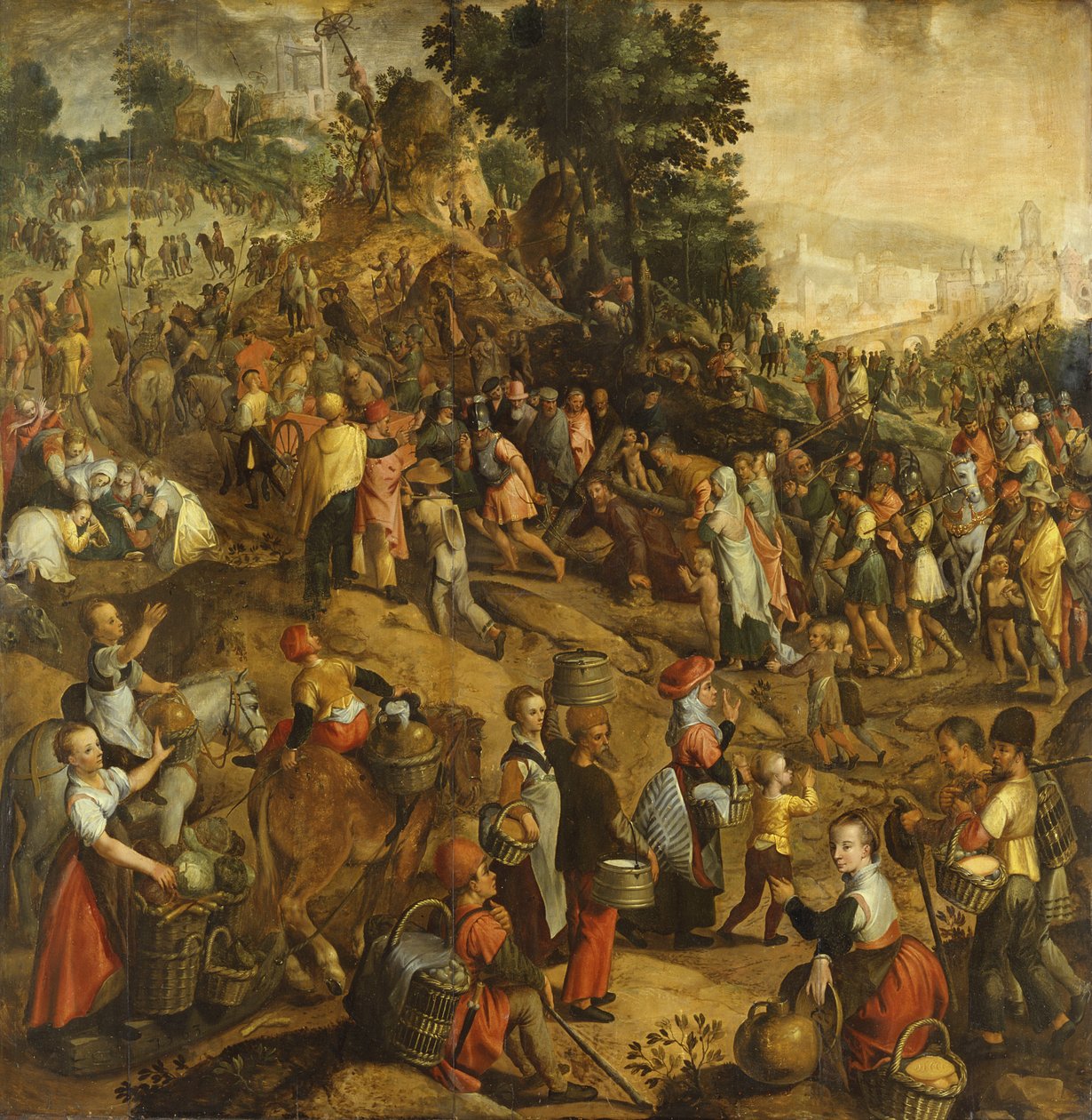 Cristo che porta la croce, 1563 da Joachim Bueckelaer