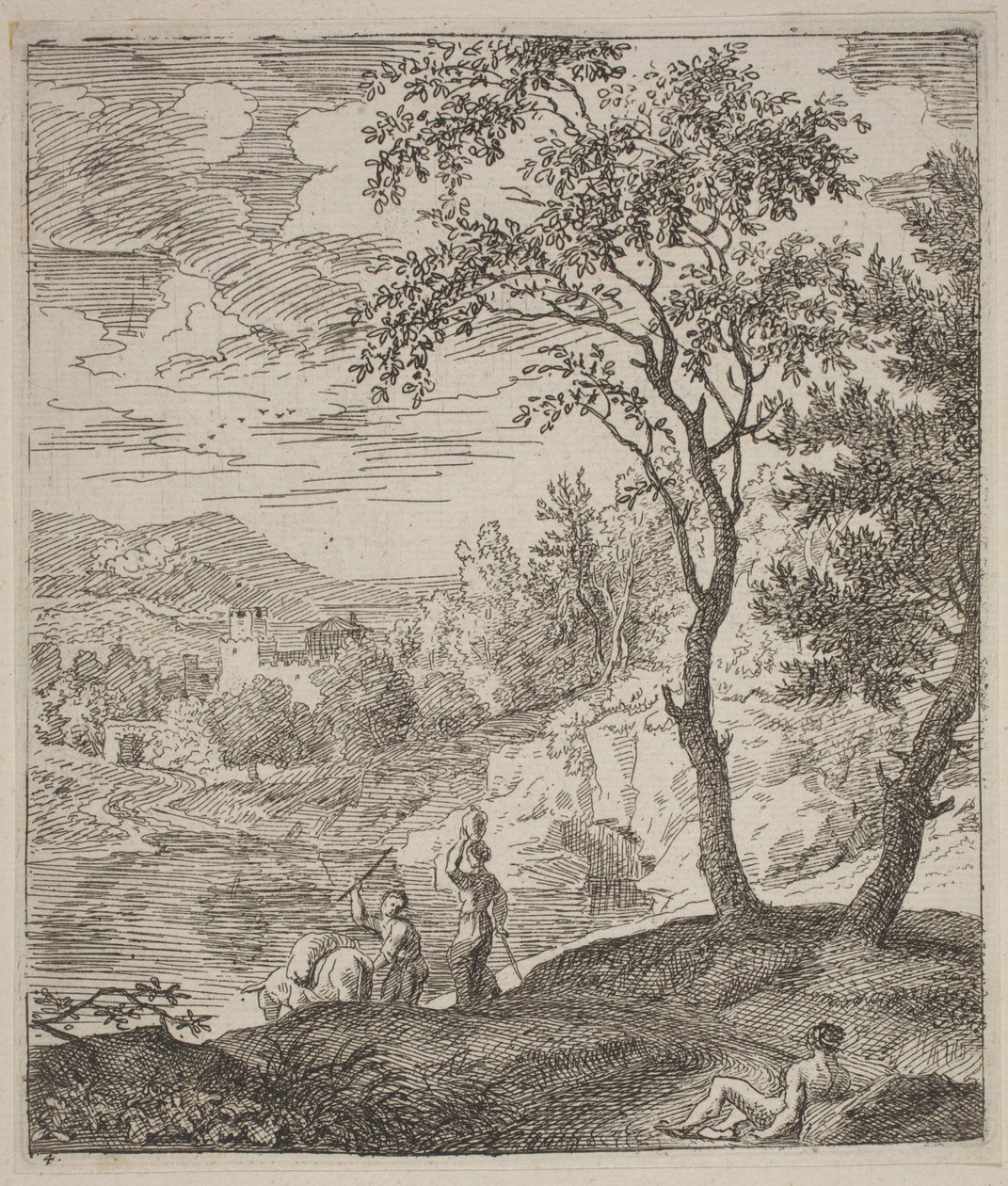 Paesaggi nello stile di Poussin da Joachim Franz Beich