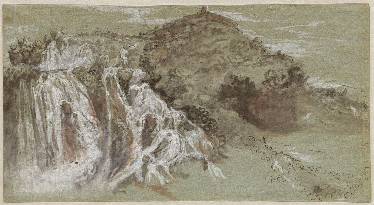 Le cascate di Tivoli (recto) da Joachim Franz Beich