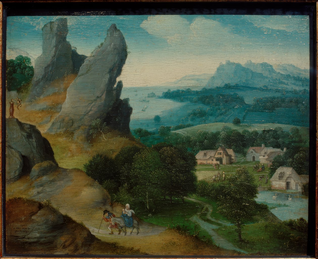 Paesaggio con la fuga in Egitto da Joachim Patinir