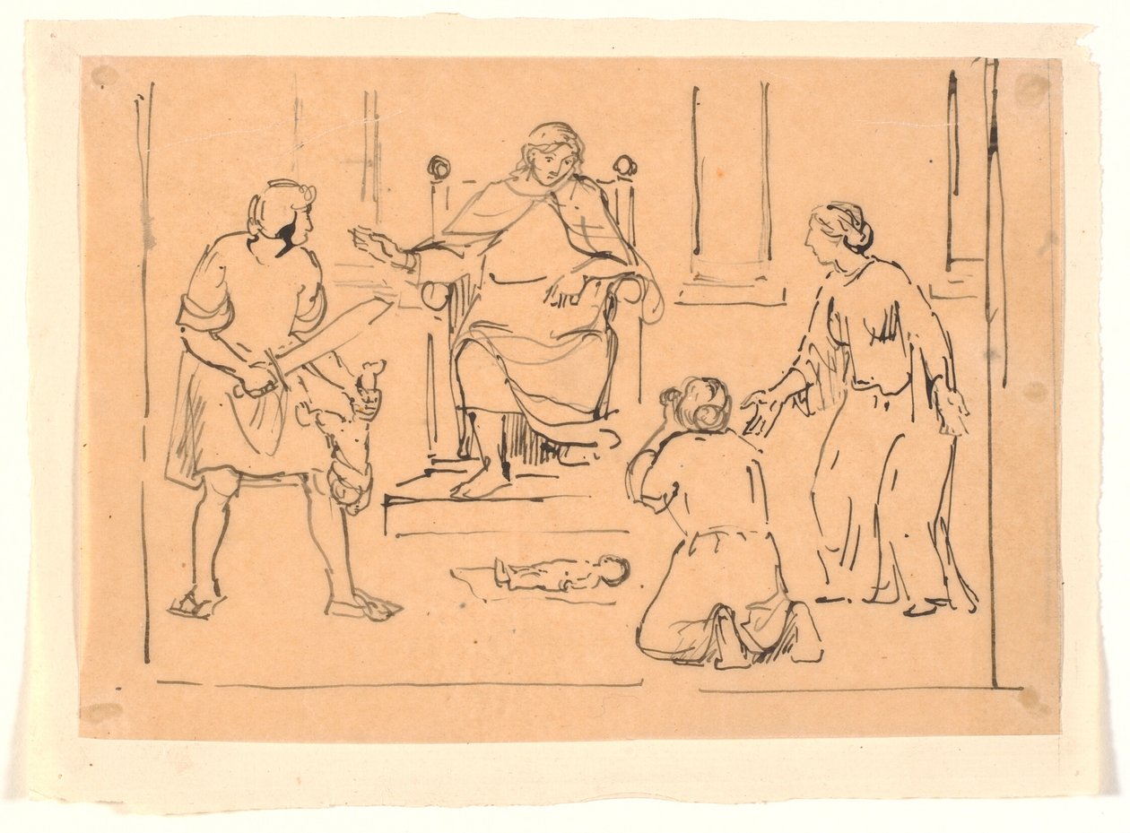 Il giudizio di Salomone da Joakim Frederik Skovgaard