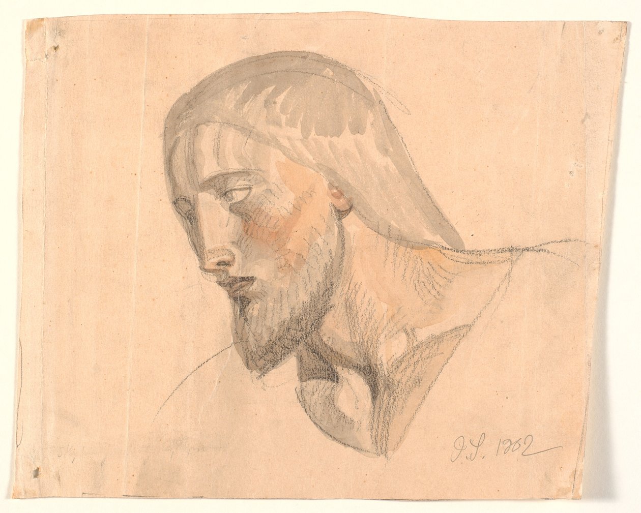Studio di testa da Joakim Frederik Skovgaard