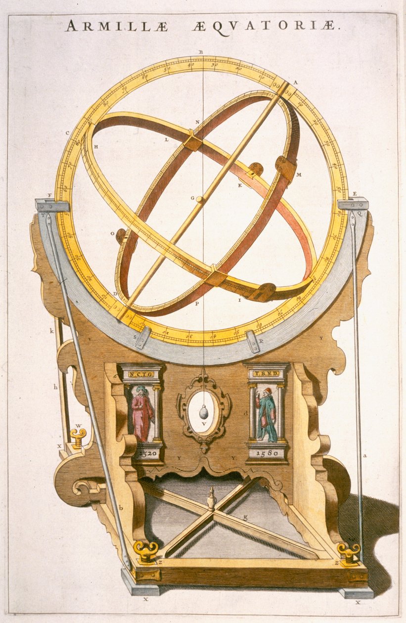 Un planetario progettato da Tycho Brahe (1546-1601) dall