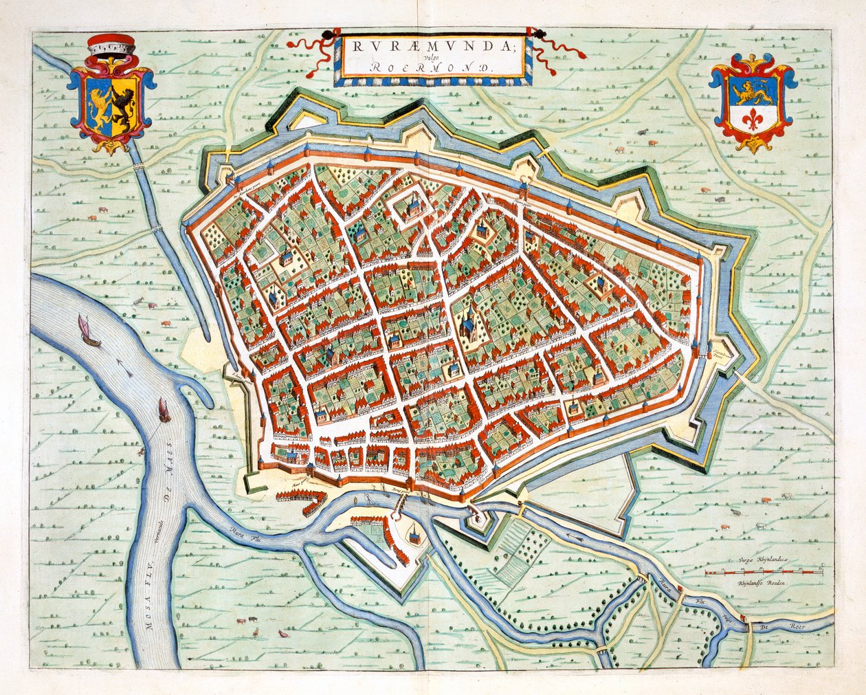 Roermond, 1649 da Joan Blaeu