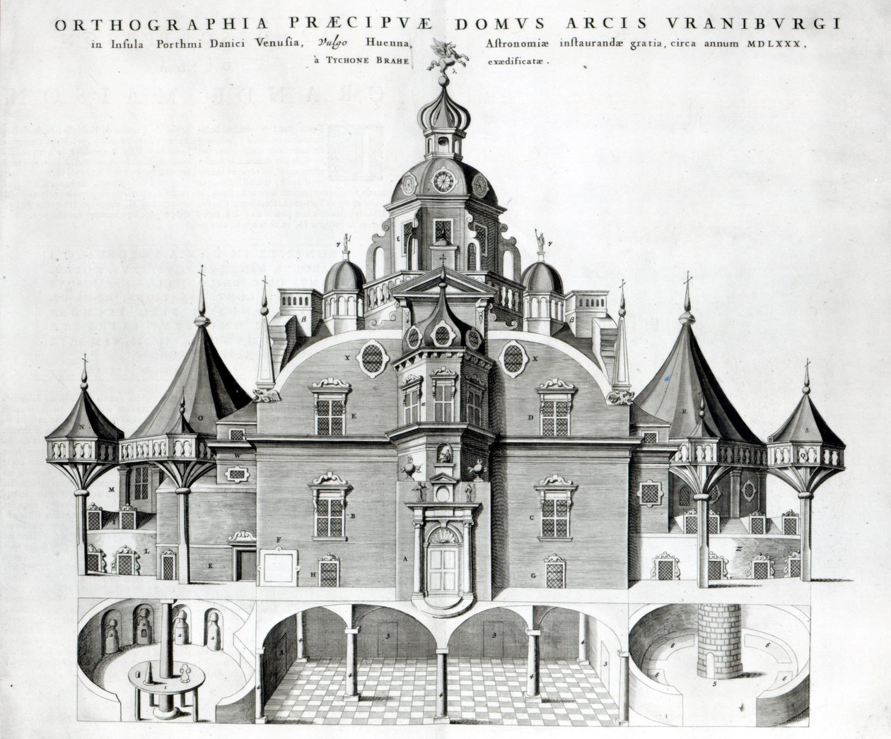 Osservatorio Uraniborg di Tycho Brahe da 