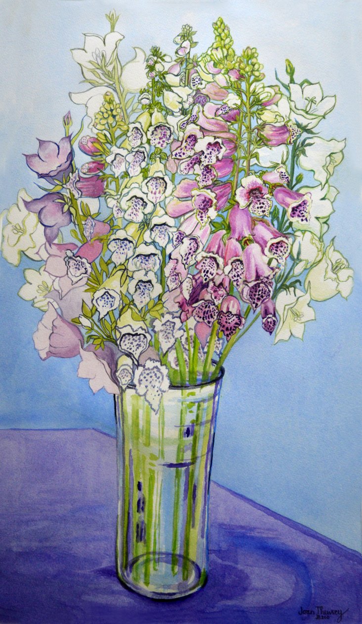 Digitale e campanule, 2005 da Joan Thewsey