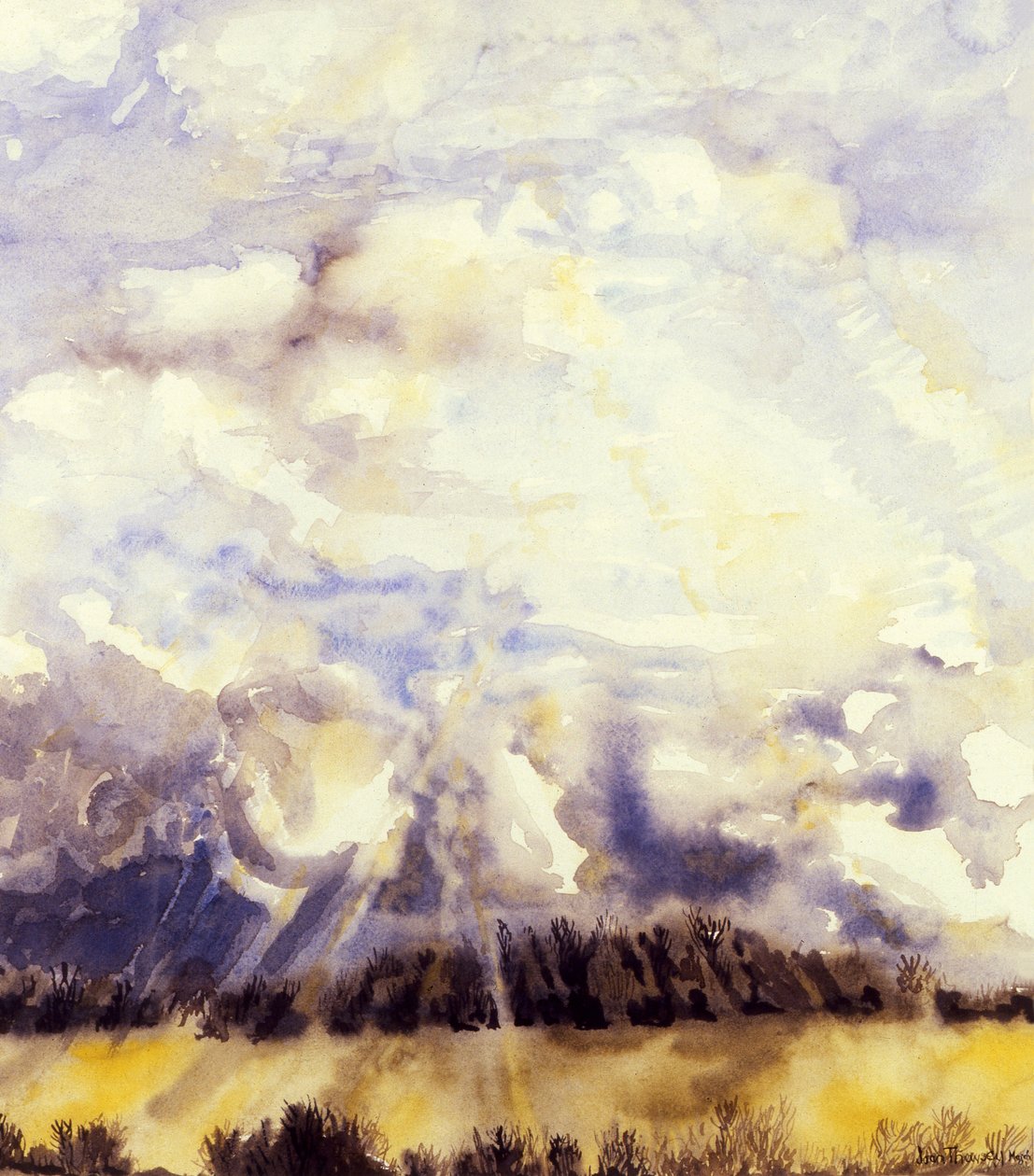 Cielo di marzo, 1989 da Joan Thewsey