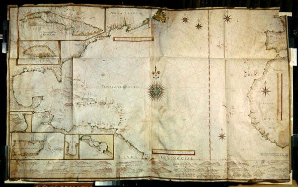 Mappa dei Caraibi da Joao Teixeira