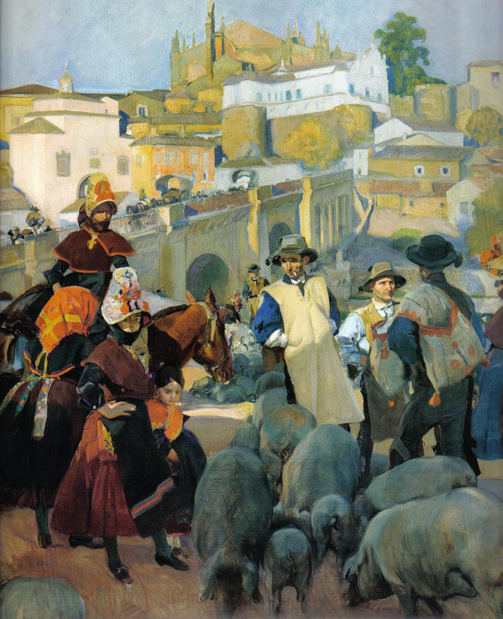 Il mercato da Joaquín Sorolla