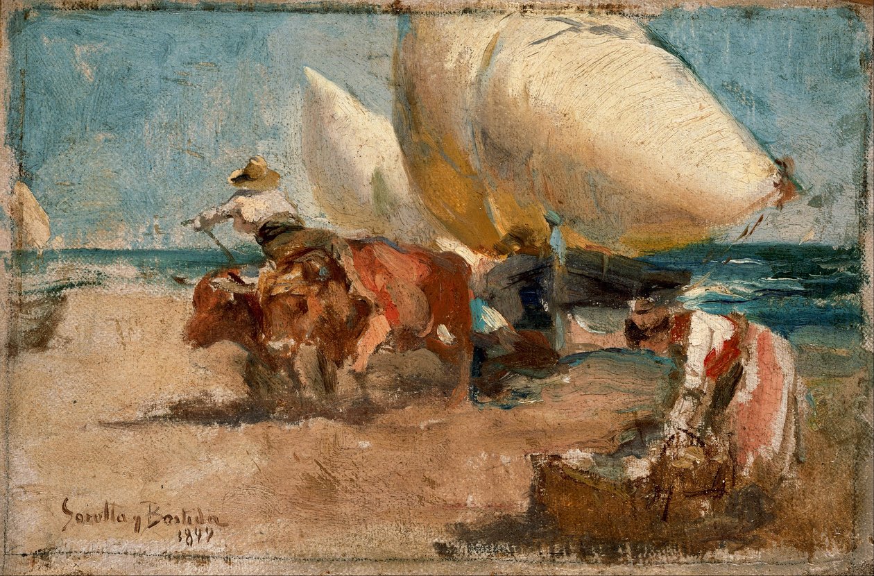 Scena di spiaggia da Joaquín Sorolla