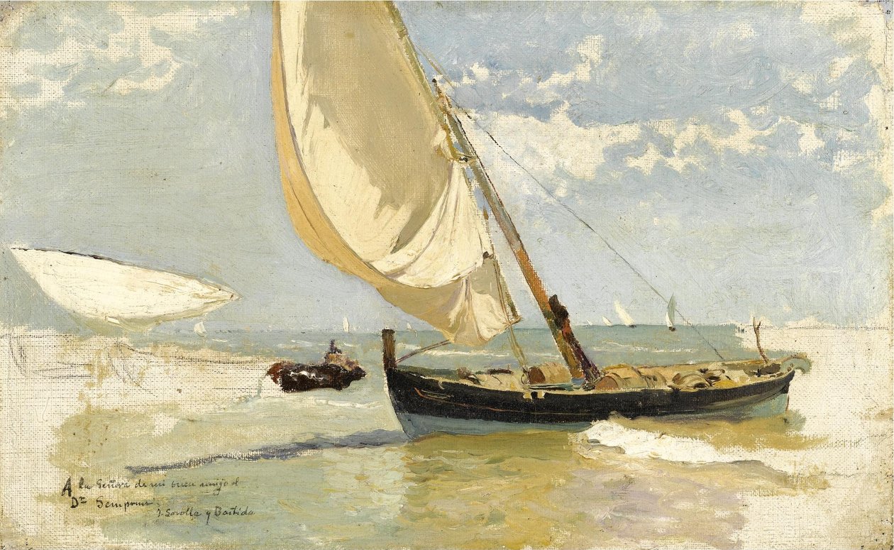 Studio di spiaggia da Joaquín Sorolla