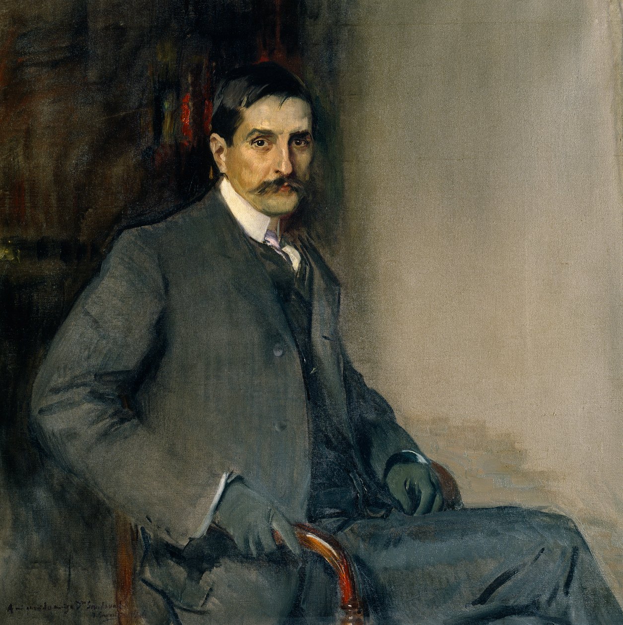 Ritratto di Francisco Rodríguez de Sandoval da Joaquín Sorolla