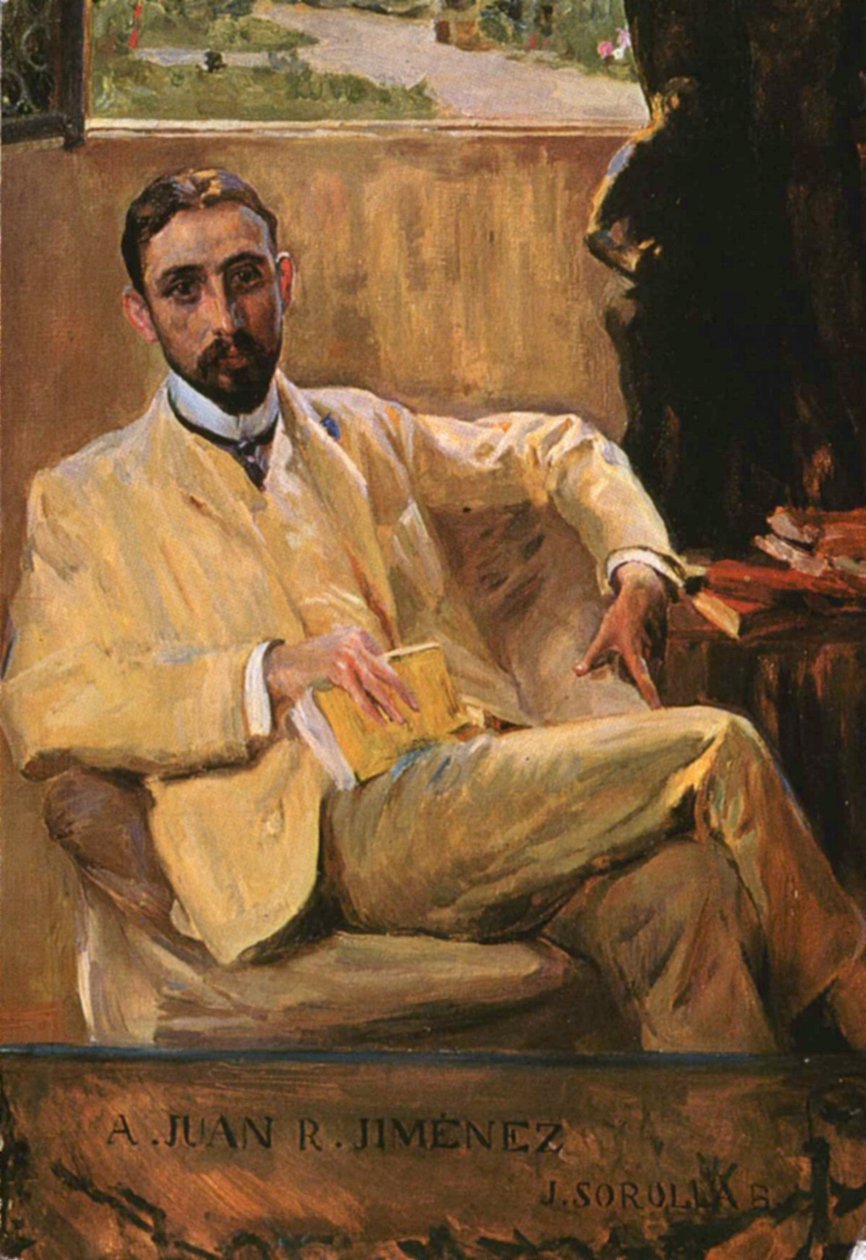 Ritratto di Juan Ramón Jiménez da Joaquín Sorolla