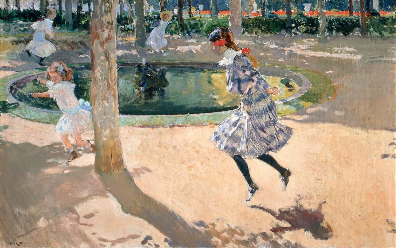 La corda per saltare da Joaquín Sorolla