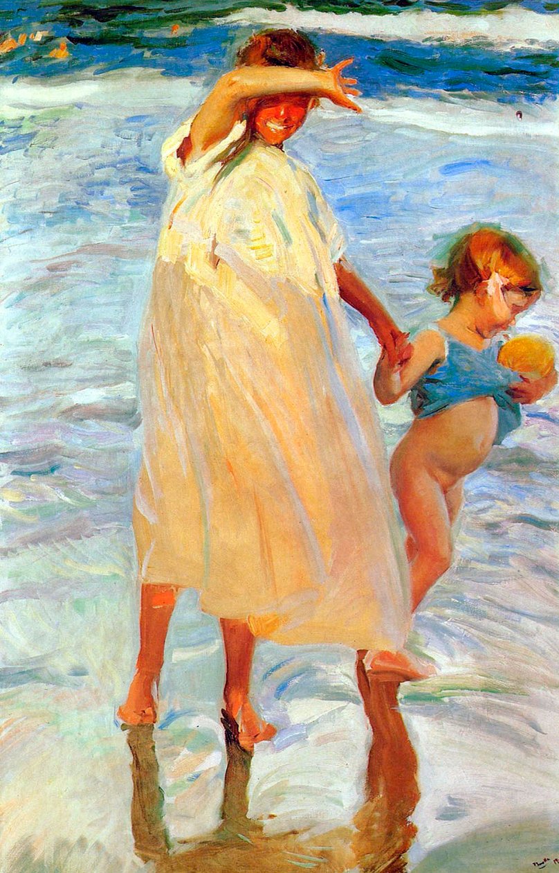 Le Due Sorelle, 1909 da Joaquín Sorolla