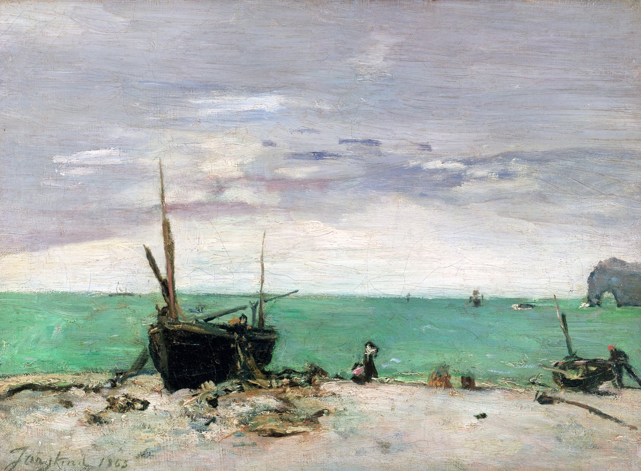 Etretat, 1865 da Johan Barthold Jongkind
