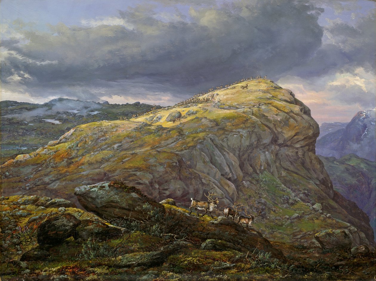 Stugunøset a Filefjell da Johan Christian Dahl