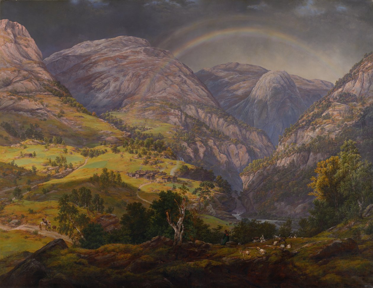 Vista da Stalheim da Johan Christian Dahl