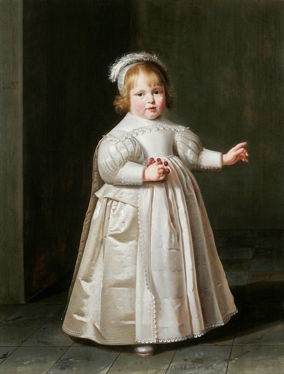 Ritratto di Willem van der Muelen, Età 3, 1634 da Johan Cornelisz van Loenen