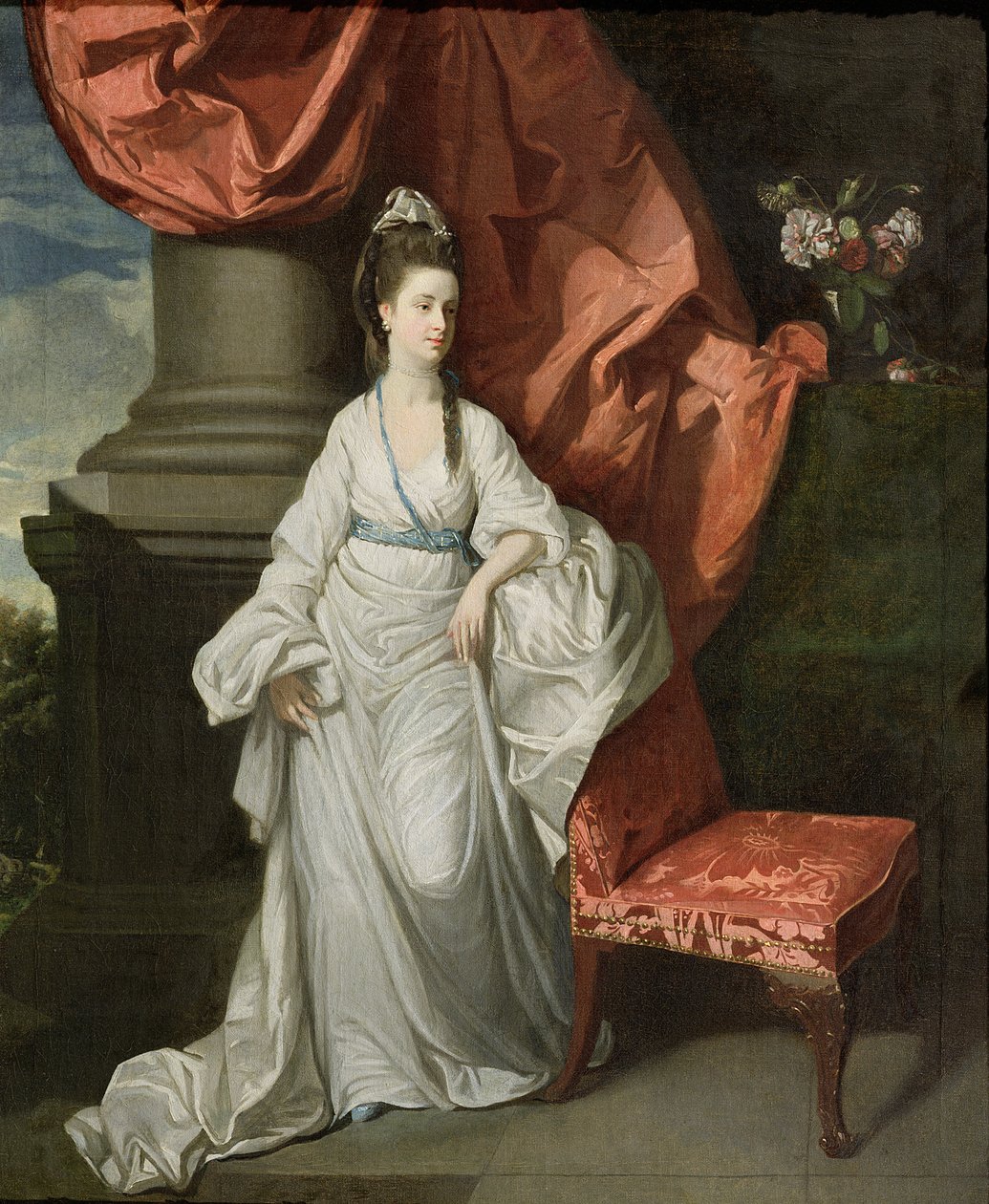 Lady Grant, moglie di Sir James Grant, Bt., 1770-80 da Johan Joseph Zoffany